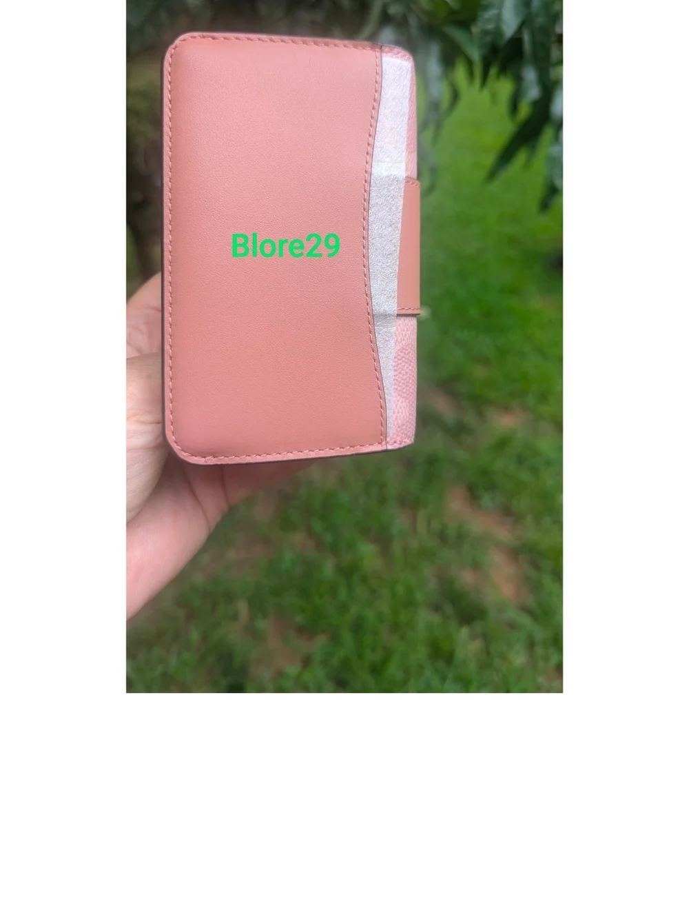 Retail Coach Pink Signature Leather Wallet